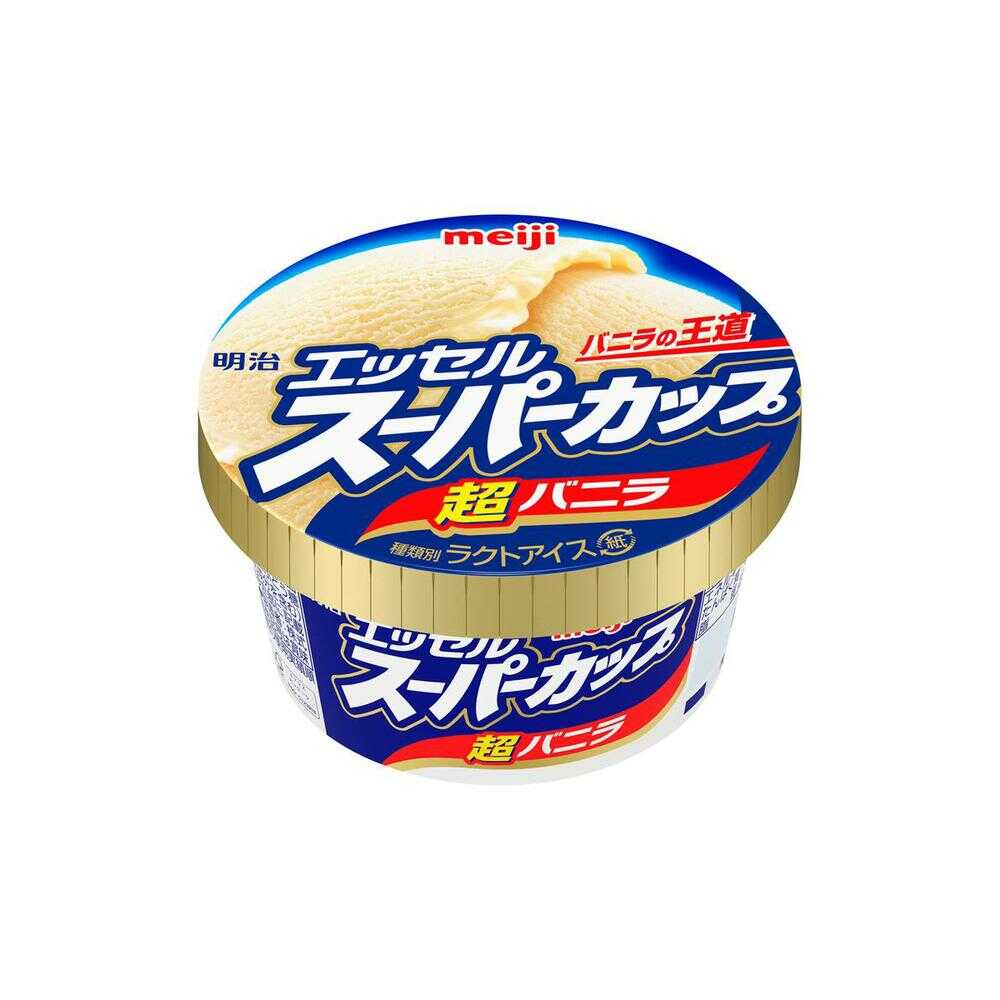 ◆［アイス］明治 エッセルスーパーカップ超バニラ 200ml×6個  【直送品・クール便】 返品・キャンセル・他商品と同時購入は不可