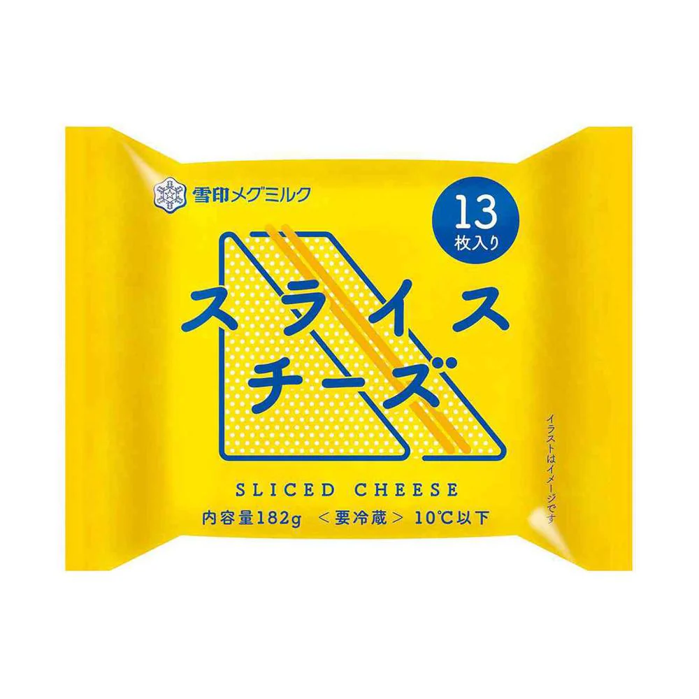 ◆[冷蔵] 雪印 スライスチーズ182g×12個【直送品・クール便】 返品・キャンセル・他商品と同時購入は不可
