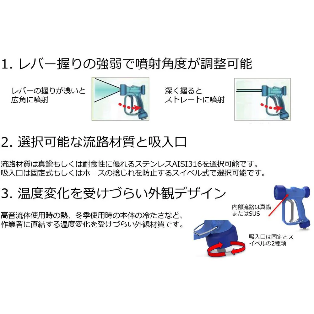CEJN シリーズ913 スプレーガン G1／2メネジ（真鍮）【直送品】 返品・キャンセル・他商品と同時購入は不可 - Image 7