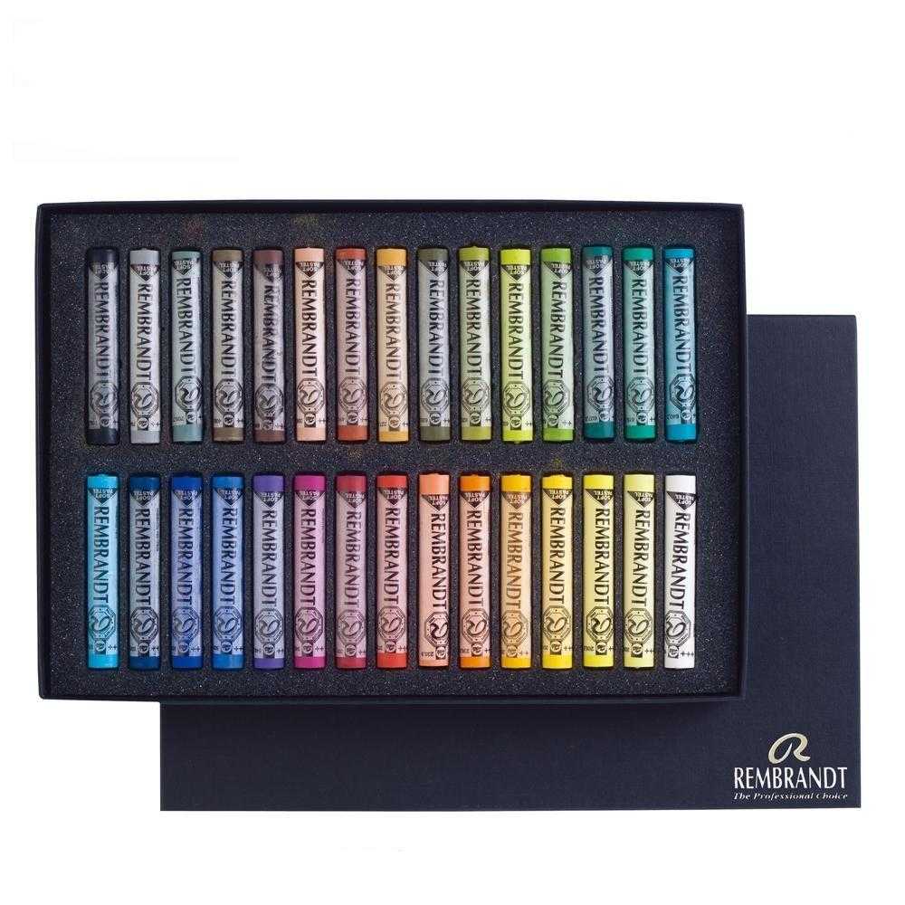 レンブラント ソフトパステル 30色セット 基本色 473377 【直送品】 返品・キャンセル・他商品と同時購入は不可