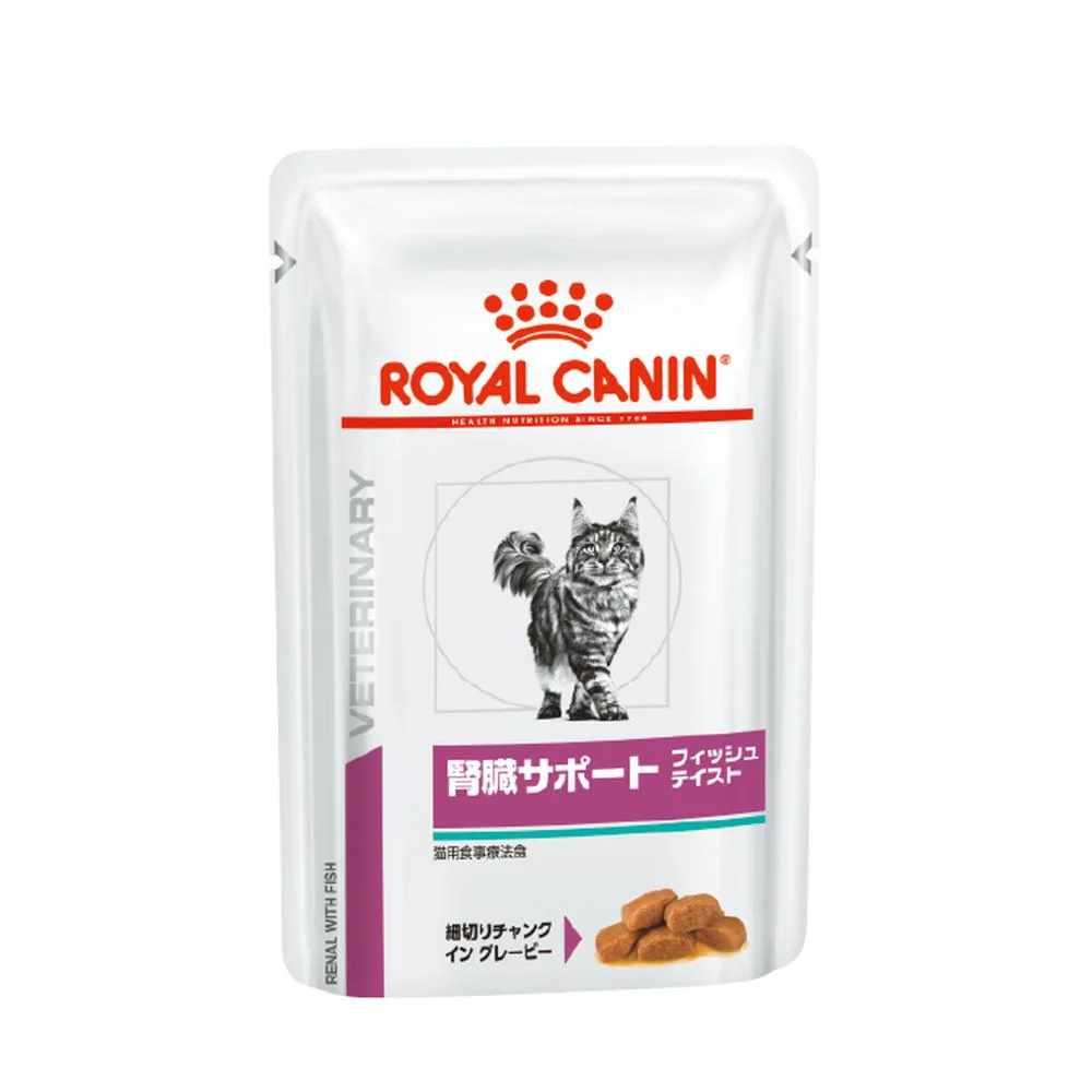 猫用 腎臓サポート フィッシュテイスト パウチ 85g×12